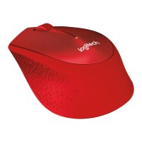 Logitech M331 SILENT PLUS - Mano destra - Meccanico - RF Wireless - 1000 DPI - Rosso