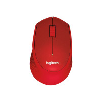 Logitech M331 SILENT PLUS - Mano destra - Meccanico - RF Wireless - 1000 DPI - Rosso