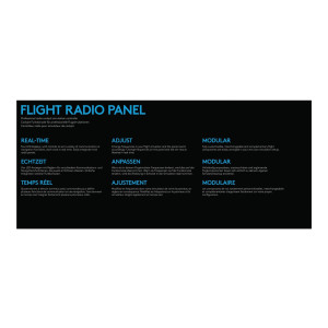 Logitech Flight Radio Panel - Flight simulator instrument panel