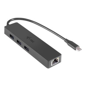 i-tec USB C Slim 3-port HUB with Gigabit Ethernet adapter