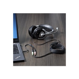 StarTech.com Headset Adapter, Microphone and Headphone...