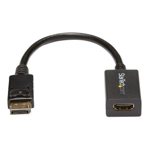 StarTech.com Adattatore DisplayPort a HDMI - Convertitore DisplayPort DP a HDMI DP maschio a HDMI femmina - 1920x1200 - 0,21 m - DisplayPort - HDMI - Maschio - Femmina - Dritto