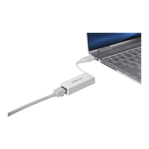 StarTech.com Adattatore di rete NIC USB 3.0 a Ethernet Gigabit - Bianco - Cablato - USB - Ethernet - 5000 Mbit/s - Bianco