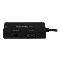 StarTech.com 3 in 1 Mini DisplayPort Adapter - 1080p - Mini DP / Thunderbolt to HDMI / VGA / DVI Splitter for Your Monitor (MDP2VGDVHD)