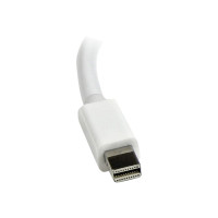 StarTech.com Mini DisplayPort to VGA Adapter - White - 1080p - Thunderbolt to VGA Monitor Adapter - Mini DP to VGA Converter (MDP2VGAW)