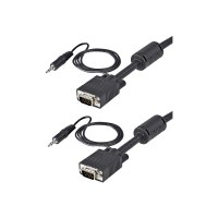 StarTech.com 5 m Monitor VGA Koaxial Videokabel mit Audio für hohe Auflösung - HD15 Stecker/Stecker - VGA-Kabel - HD-15 (VGA)