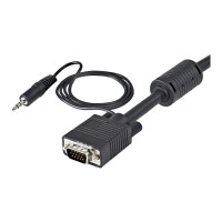 StarTech.com 5 m Monitor VGA Koaxial Videokabel mit Audio für hohe Auflösung - HD15 Stecker/Stecker - VGA-Kabel - HD-15 (VGA)