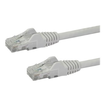 StarTech.com 2m Cat6 Gigabit Snagless Patchkabel - RJ45 UTP Netzwerkkabel mit Schutzmanschette - Cat 6 Kabel - Weiß - Patch-Kabel - RJ-45 (M)