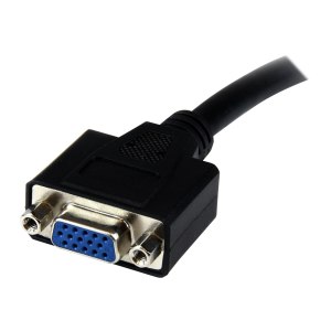 StarTech.com Adattatore cavo DVI a VGA da 20 cm - DVI-I maschio a VGA femmina - 0,203 m - DVI-I - VGA - Maschio - Femmina - Nichel