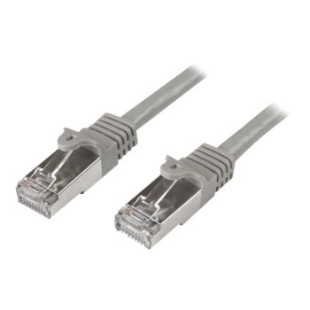 StarTech.com Cat6 geschirmtes (SFTP) Netzwerkkabel 3m - Snagless Gigabit Patchkabel - Grau - Patch-Kabel - RJ-45 (M)