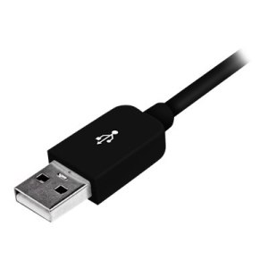 StarTech.com 3m (10ft) Long Black Apple® 8-pin Lightning Connector to USB Cable for iPhone / iPod / iPad