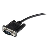 StarTech.com 2m Black Straight Through DB9 RS232 Serial Cable