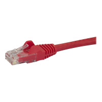 StarTech.com 2m CAT6 Ethernet Cable, 10 Gigabit Snagless RJ45 650MHz 100W PoE Patch Cord, CAT 6 10GbE UTP Network Cable w/Strain Relief, Red, Fluke Tested/Wiring is UL Certified/TIA