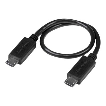 StarTech.com 20cm USB OTG Kabel - Micro USB auf Micro USB - USB OTG Adapterkabel - St/St - USB-Kabel - Micro-USB Typ B (M)