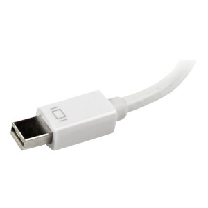 StarTech.com Adattatore Mini DisplayPort a HDMI - DVI & VGA - Convertitore mDP per macbook 3 in 1 - bianco - 0,15 m - Mini DisplayPort - DVI-D + VGA (D-Sub) + HDMI - Maschio - Femmina - Dritto