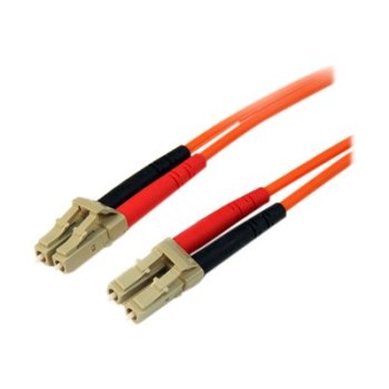 StarTech.com 3m Fiber Optic Cable - Multimode Duplex 50/125 - LSZH - LC/LC - OM2 - LC to LC Fiber Patch Cable - Netzwerkkabel - LC Multi-Mode (M)