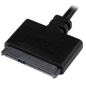 StarTech.com Cavo adattatore connettore USB 3.1 per disco rigido HDD SATA (10Gbps) - USB 3.1 A - SATA 7+15 pin - 0,5 m - Nero