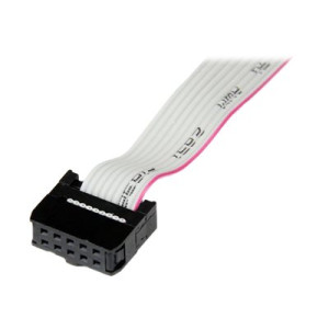 StarTech.com 16in (40cm) 9 Pin Serial Male to 10 Pin Motherboard Header Slot Plate