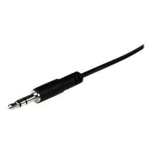 StarTech.com 1m Slim 3.5mm Stereo Extension Audio Cable