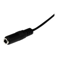 StarTech.com Cavo audio di prolunga stereo slim da 3,5 mm 1 m - M/F - 3.5mm - Maschio - 3.5mm - Femmina - 1 m - Nero