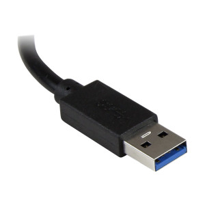 StarTech.com 3 Port USB 3.0 Hub mit Gigabit Ethernet Adapter aus Aluminum