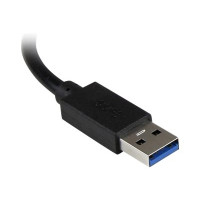 StarTech.com 3 Port USB 3.0 Hub mit Gigabit Ethernet Adapter aus Aluminum