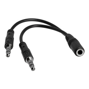 StarTech.com 3,5mm Audio Klinke Y Kabel - Headset Splitter