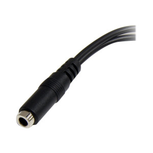 StarTech.com 3,5mm Audio Klinke Y Kabel - Headset Splitter