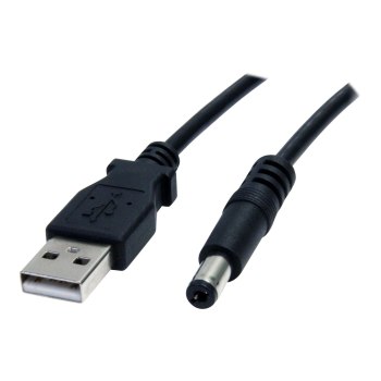 StarTech.com 3 ft USB to Type M Barrel 5V DC Power Cable