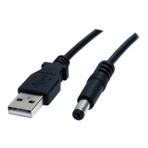 StarTech.com 3 ft USB to Type M Barrel 5V DC Power Cable