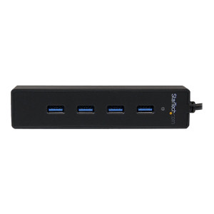 StarTech.com 4 Port USB 3.0 SuperSpeed Hub - Schwarz