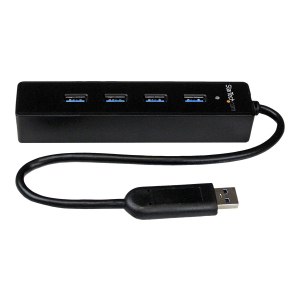 StarTech.com 4-Port USB 3.0 Hub with Built-in Cable