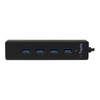 StarTech.com 4 Port USB 3.0 SuperSpeed Hub - Schwarz