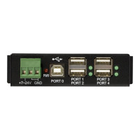 StarTech.com Rackmount USB 2.0 Hub - 4-port Rugged Industrial USB 2.0 Hub