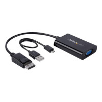 StarTech.com DisplayPort to VGA Adapter with Audio – 1920x1200 – DP to VGA Converter for Your VGA Monitor or Display (DP2VGAA)