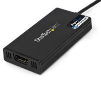 StarTech.com USB 3.0 to HDMI Adapter - DisplayLink Certified - 4K 30Hz - 3.2 Gen 1 (3.1 Gen 1) - USB Type-A - HDMI output - 3840 x 2160 pixels