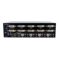 StarTech.com 4-Port Dual KVM Switch with Audio for DVI Computers