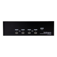 StarTech.com 4-Port Dual KVM Switch with Audio for DVI Computers