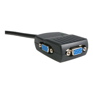 StarTech.com Sdoppiatore video VGA a 2 porte - Alimentato via USB - VGA - 2x VGA - 2048 x 1536 Pixel - Nero - Plastica - 61 m