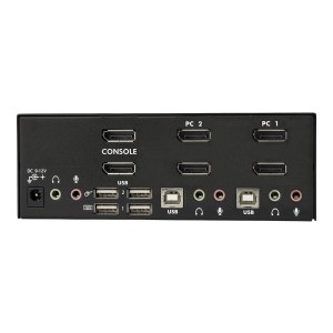 StarTech.com Dual Monitor DisplayPort KVM Switch