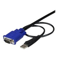 StarTech.com 10 ft Ultra Thin USB VGA 2-in-1 KVM Cable