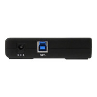 StarTech.com 4 Port SuperSpeed USB 3.0 Hub - Schwarz