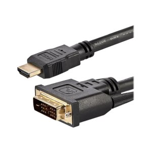 StarTech.com 6ft (1.8m) HDMI to DVI Cable, DVI-D to HDMI Display Cable (1920x1200p)