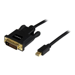 StarTech.com Cavo convertitore adattatore Mini DisplayPort a DVI da 91 cm – Mini DP a DVI 1920x1200 - Nero - 0,9 m - mini DisplayPort - DVI-D - Maschio - Maschio - Dritto