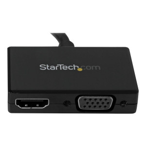 StarTech.com Reise A/V Adapter: 2-in-1 DisplayPort auf HDMI oder VGA Konverter