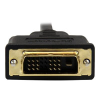 StarTech.com 1m Mini HDMI auf DVI Kabel - mini HDMI Typ-C / DVI-D Adapterkabel - St/St - Videokabel - DVI-D (M)