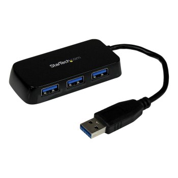 StarTech.com 4 Port USB 3.0 SuperSpeed Hub - Schwarz