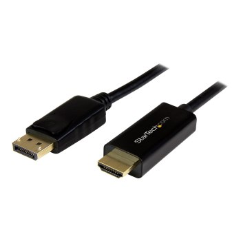 StarTech.com 3 ft (1 m) DisplayPort to HDMI Adapter Cable