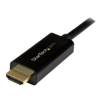 StarTech.com 1m DisplayPort auf HDMI Konverterkabel - 4K - DP auf HDMI Adapter mit Kabel - Ultra HD 4K - St/St - Videokabel - DisplayPort (M)