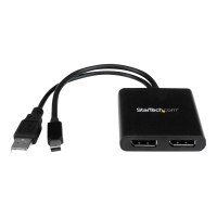 StarTech.com 2-Port Multi Monitor Adapter, Mini DisplayPort 1.2 to DisplayPort MST Hub, Dual 4K 30Hz, Windows Extended Desktop (MSTMDP122DP)